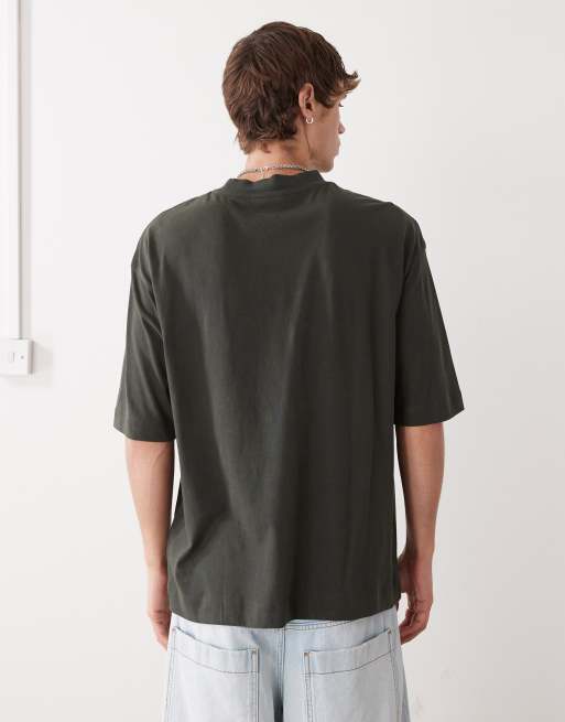 New Era – Chicago Bulls – Bleksvart t-shirt i oversize, 3 av 5