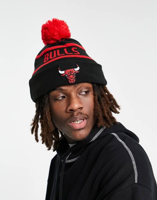 New Era Chicago Bulls knit beanie in black exclusive at ASOS