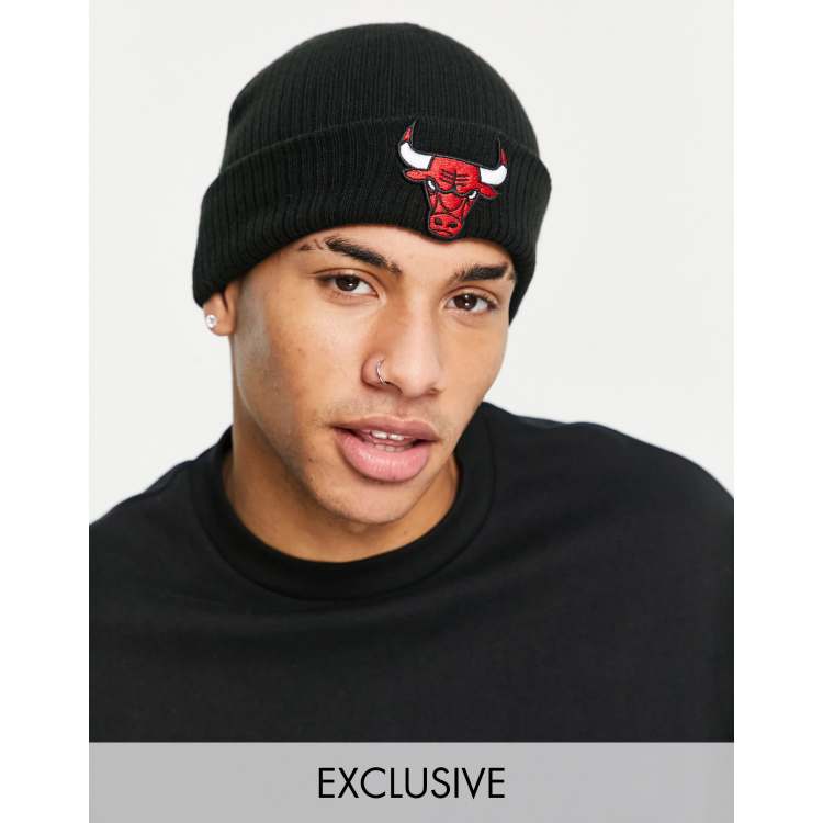 Verst comfort Emulatie New Era - Chicago Bulls - Gebreide beanie in zwart, exclusief bij ASOS |  ASOS