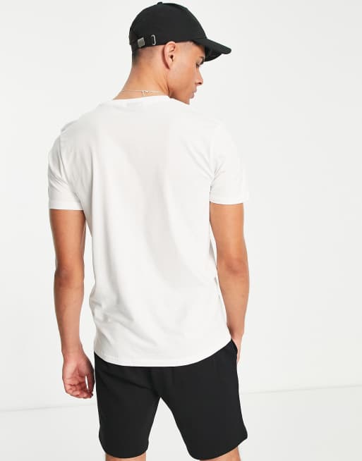 New Era Chicago Bulls globe graphic t-shirt in white, 2 of 4
