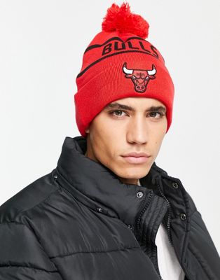 New Era Chicago Bulls knitted beanie in red