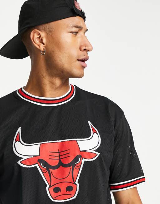 New Era Chicago Bulls City Graphic Oversized T-shirt Black 60416344