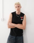 [New Era] New Era Chicago Bulls singlet in black M BLACK