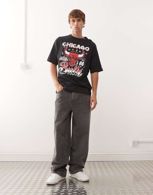 New Era - Chicago Bulls - Sort og oversized T-shirt, 2 af 5