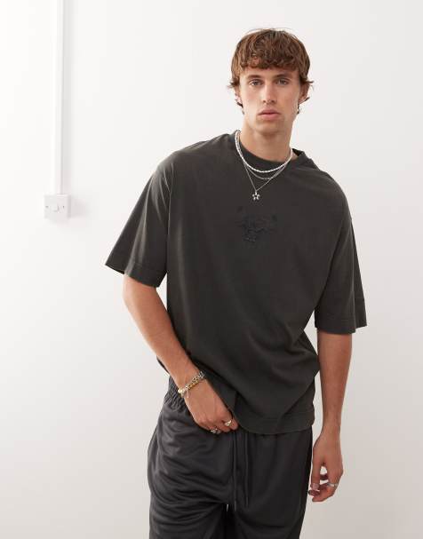 New Era Chicago Bulls t-shirt in charcoal - view 1