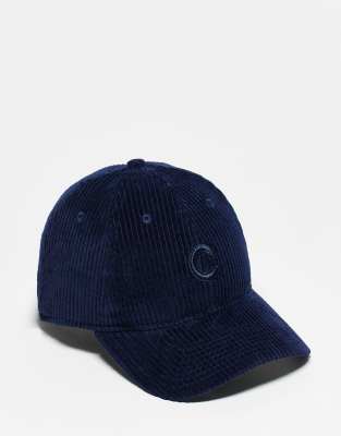 New Era - Chicago Cubs 9Twenty - Kappe aus Cord in Marineblau