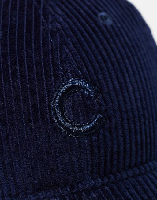 New Era – Chicago Cubs 9Twenty – Kappe aus Cord in Marineblau, 2 von 3
