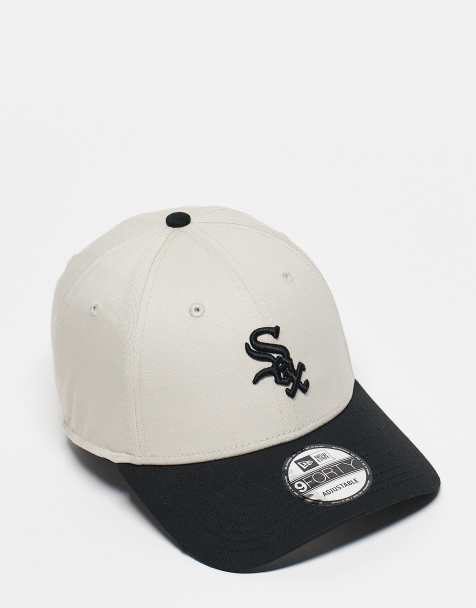 New Era Chicago White Sox 9forty contrast peak cap in black/white - view 1