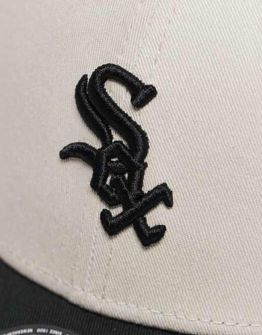 New Era Chicago White Sox 9forty contrast peak cap in black/white, 2 of 3