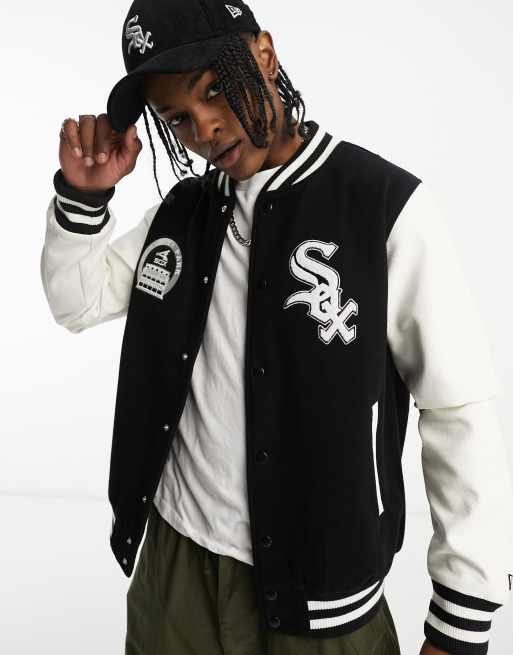 New Era - Chicago White Sox - Heritage varsity jack in zwart