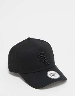 New Era New Era Chicago White Sox monochrome E frame cap in black