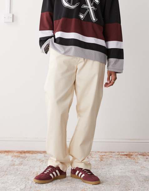 New Era chino pants in ecru - view 1