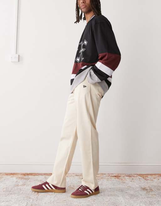 New Era chino pants in ecru, 3 of 5