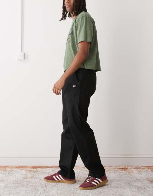 New Era chino trousers in black, 3 of 5