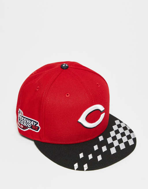 New Era - Cincinnati Reds 9fifty - Cappellino rosso con dettaglio a quadri