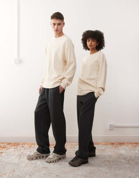 New Era co-ord straight leg joggers in washed black - view 1