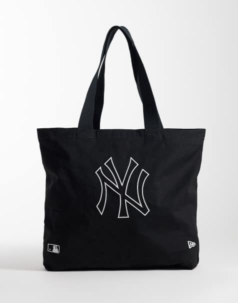 New Era – Czarna lekka płócienna torba typu tote z logo NY Yankees - view 1
