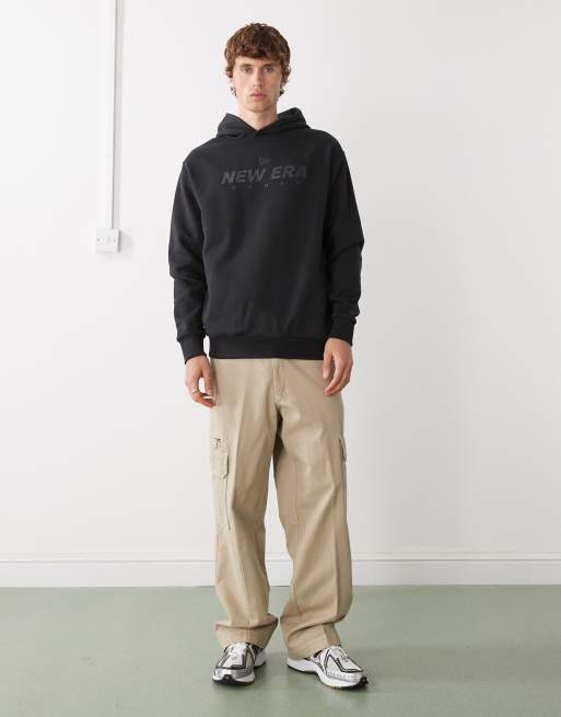 New Era – Czarna zakładana przez głowę bluza z kapturem oversize, 2 z 5