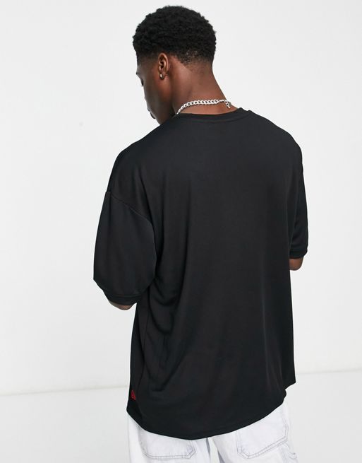 New Era Nba  Chicago Bulls Wordmark Black T-Shirt - · Kales Tiles