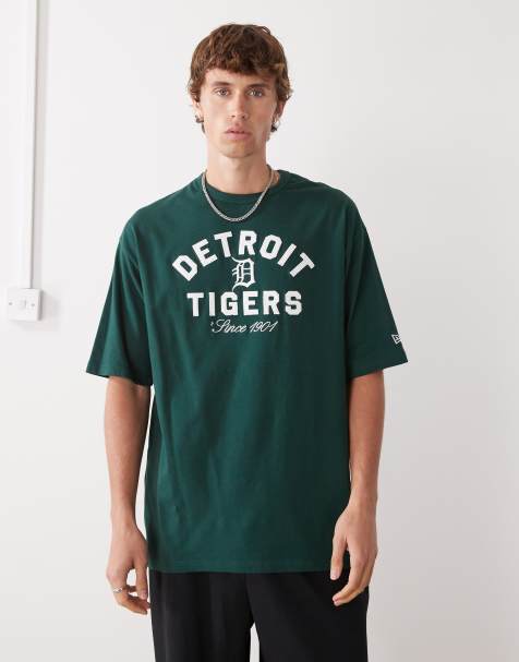 New Era – Detroit Tigers – Oversize-T-Shirt in Grün - view 1