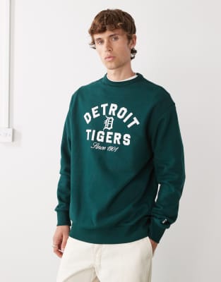 New Era New Era Detroit Tigers oversized sweatshirt in green