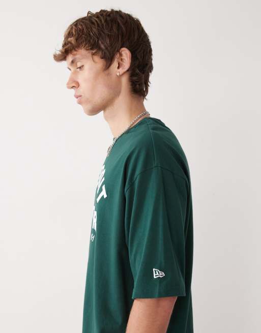 New Era Detroit Tigers oversized t-shirt in green, 4 of 5