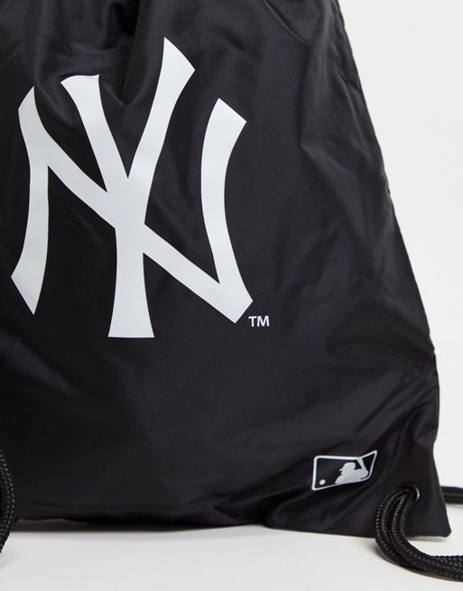 New era MLB New York Yankees Drawstring Bag Black