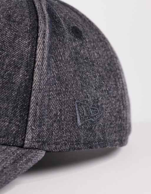 New Era E-frame NY Yankees denim cap in washed black, 2 of 3