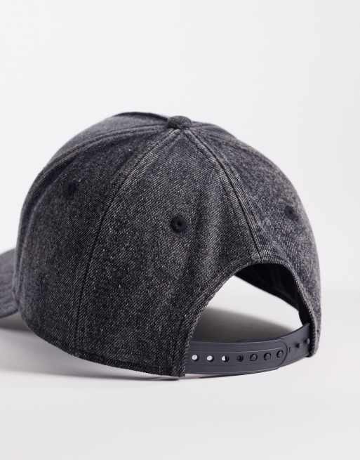 New Era E-frame NY Yankees denim cap in washed black, 3 of 3