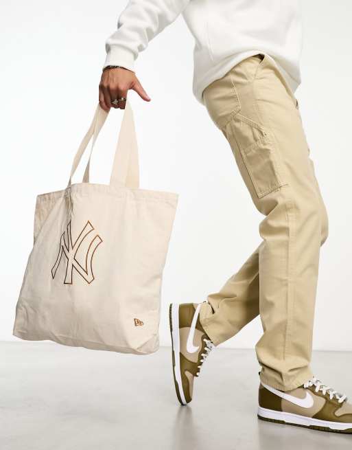 New Era - Eenvoudige tote tas met NY-print in wit, 2 van 4
