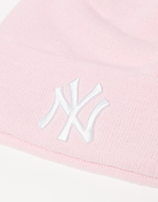 New Era - Essential - Bonnet à revers et logo NY Yankees - Rose pastel, 3 de 3