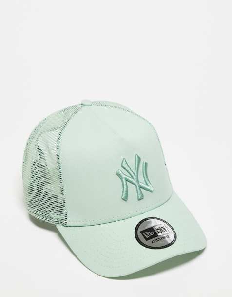 New Era - Essential - Cappellino trucker verde con logo dei NY Yankees - view 1