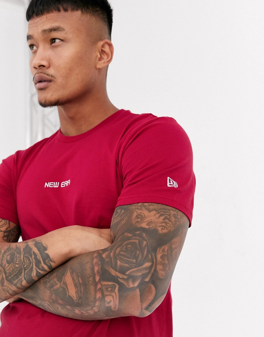 New Era - Essential - T-shirt rossa-Viola