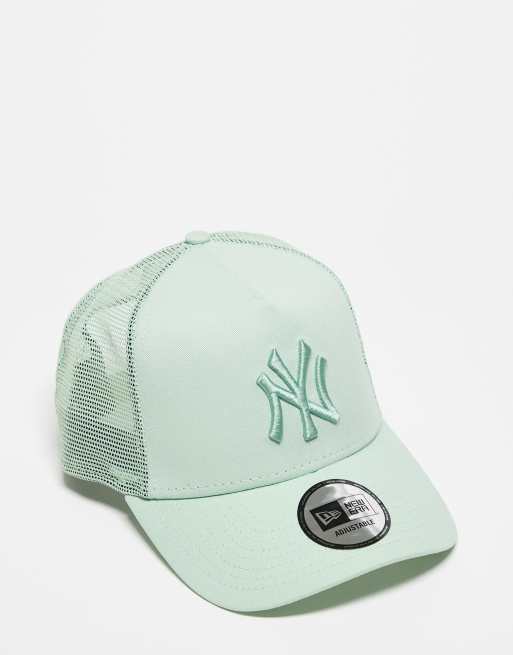 New Era - Essentials - Casquette style camionneur à logo NY Yankees - Vert