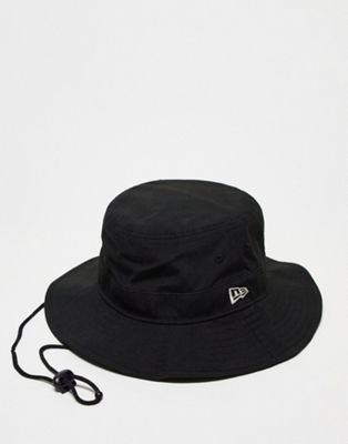 New Era Exclusive Reoreve safari bucket hat in black