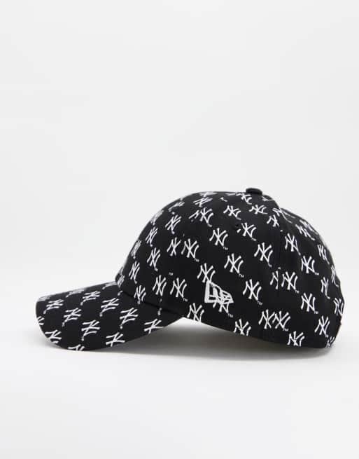 New Era - Exclusives - 9Forty - Pet in zwart met 'NY' monogram, 2 van 4