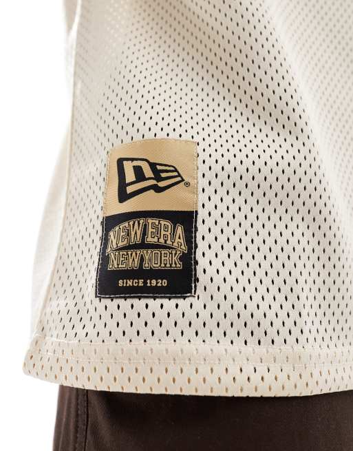 Tシャツ・カットソー New Era New Era Football Jersey T-Shirt Ivory NEW ERA ニューエラ（NEW ERA）（メンズ、レディース）半袖