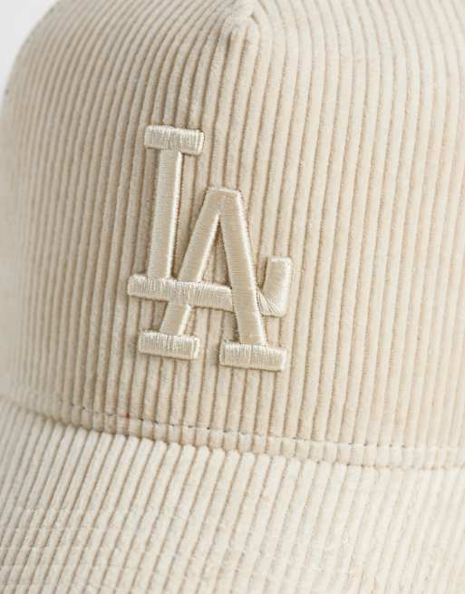 New Era - gorra trucker de cordón LA Dodgers en tono neutro, 2 de 3