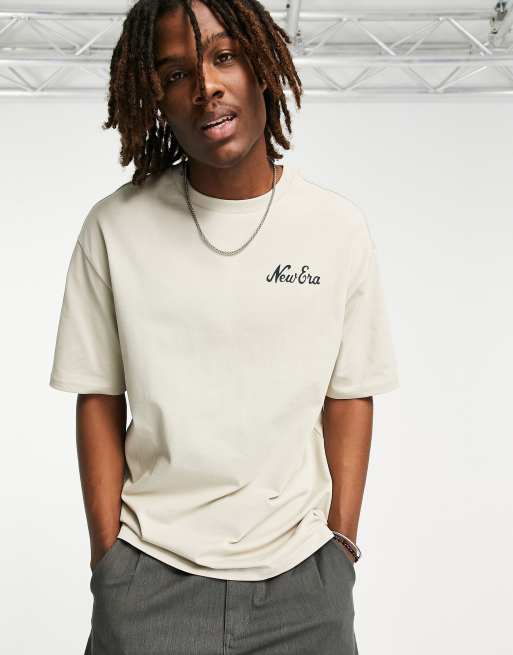 New Era heritage baseball jersey in off white - exclusive to ASOS