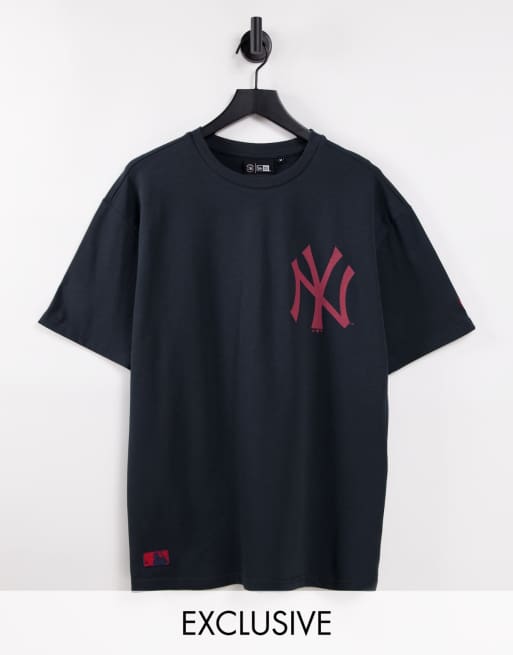 New Era New York Yankees heritage t-shirt in navy