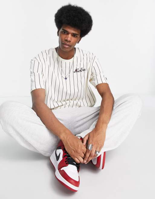 Off deals white pinstripe