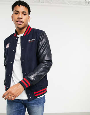 new era baseball jacket