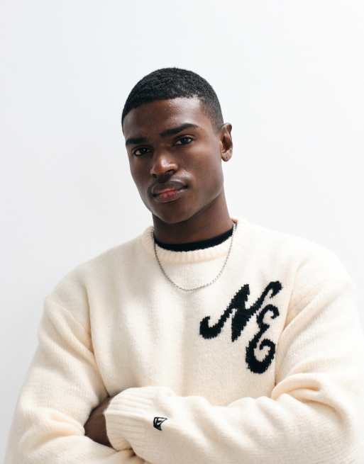 New Era - Jersey beis con logo de punto, 5 de 5