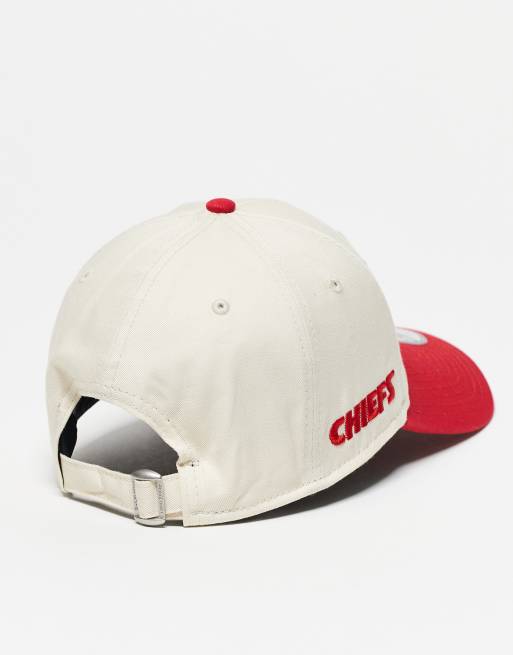 New Era Kansas City Chiefs 9forty contrast peak cap in white/red, 3 of 3