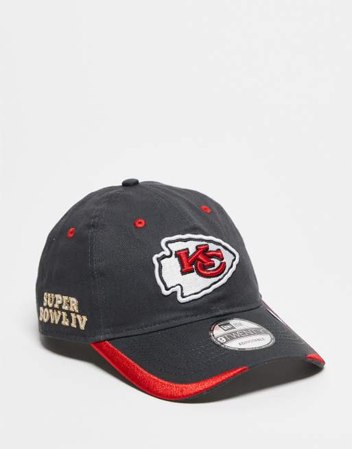 New Era – Kansas City Chiefs 9twenty – Szara nieusztywniana czapka z daszkiem
