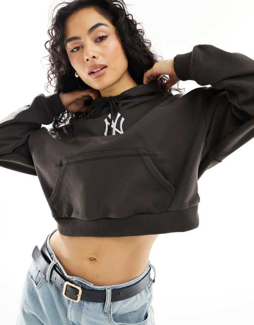 New Era – LA – Bestickter Kapuzenpullover in Braun