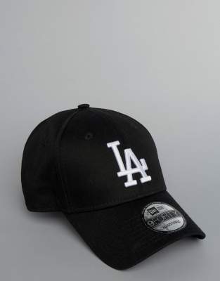 new era la black 9forty cap