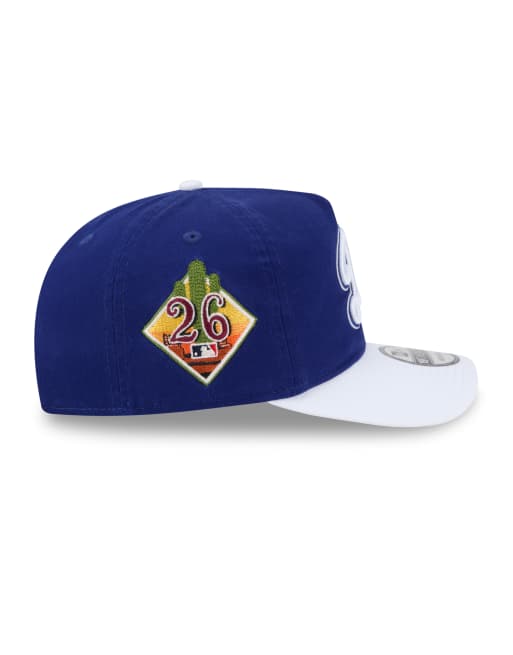 New Era LA Dodgers 19twenty side patch cap with contrasting peak in blue/white, 4 of 6