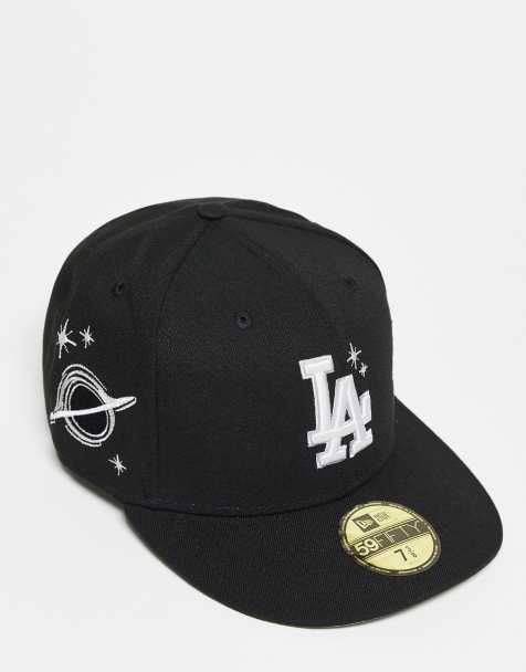 New Era - LA Dodgers 59fifty - Cappellino nero con pianeta ricamato - view 1