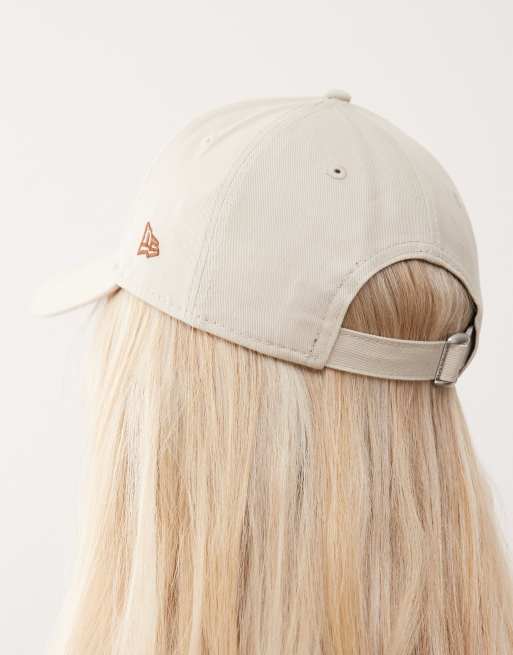 New Era - LA Dodgers 9forty - Beige kasket til kvinder med logo med leopardmønster, 3 af 3